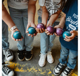 Boules Obut Enfant Indoor Outdoor violet pailleté